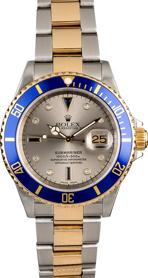 rolex 16613 blu dial insert